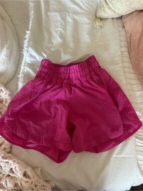 lululemon athletica Fuchsia Athletic Shorts